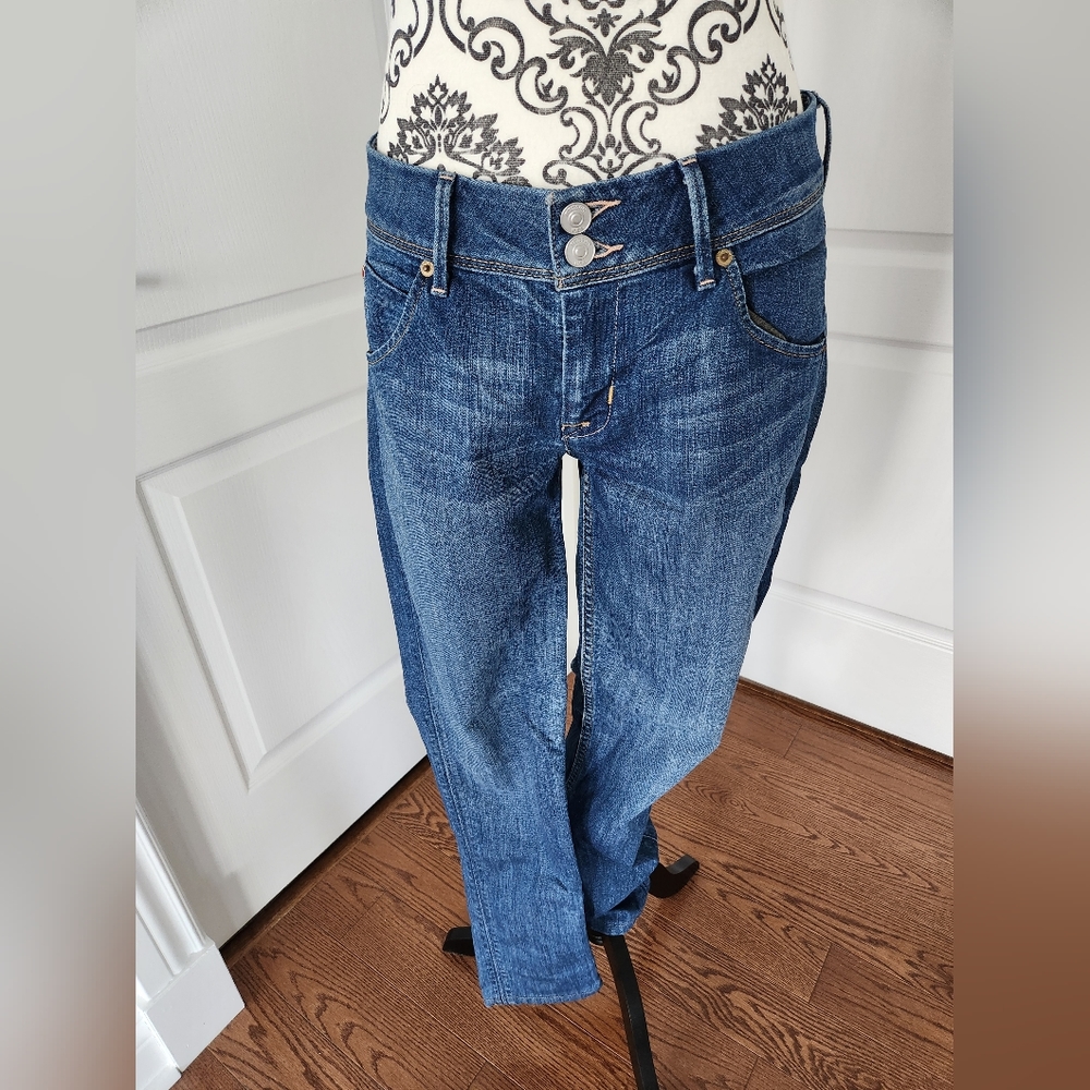 HUDSON Collin Flap Skinny Jeans Size 28